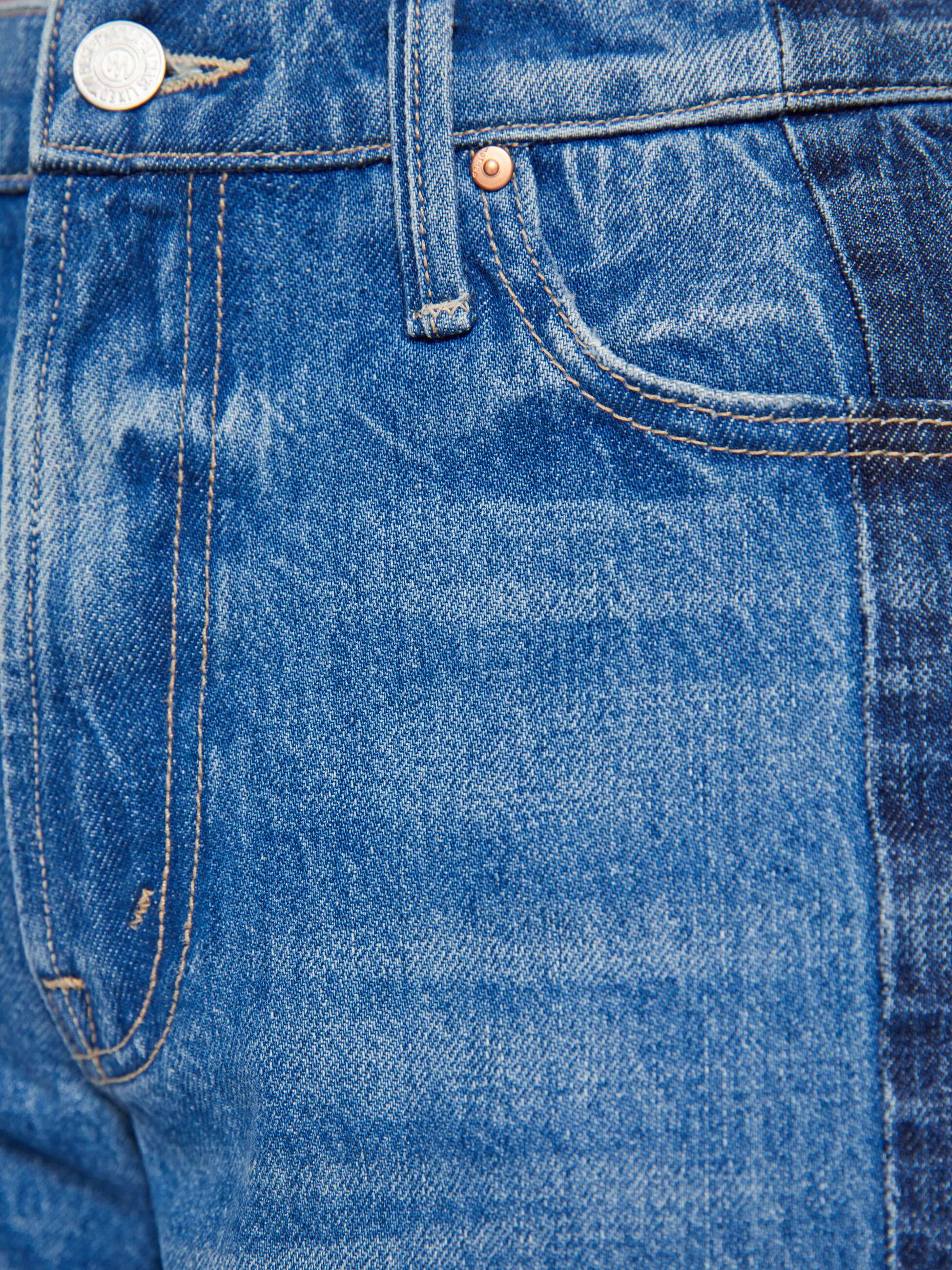 The Mid Rise Maven Bermuda Fray super close up