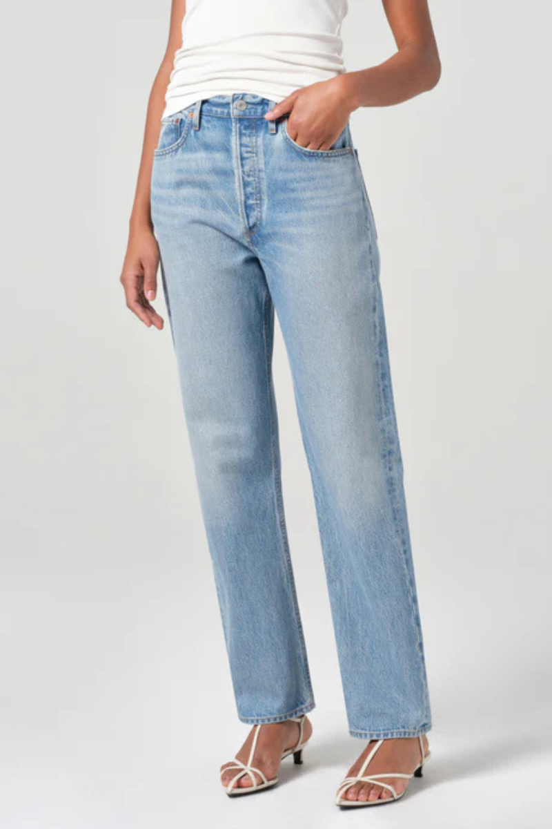 Agolde 90s Pinch Waist High Rise Straight front