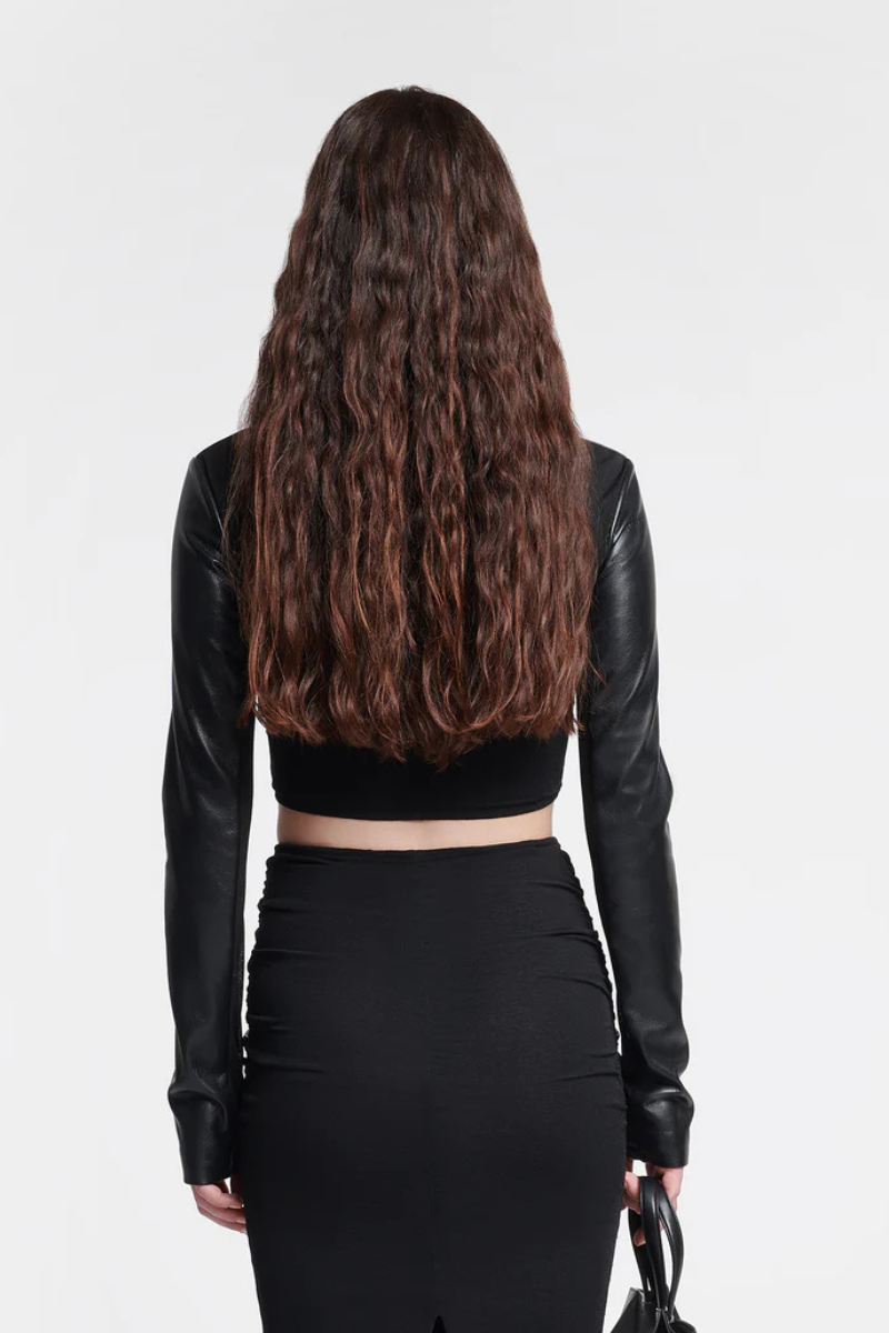 Nanushka Mylah Long Sleeve Top back