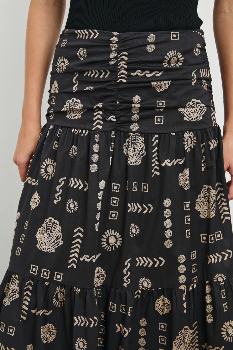 Rails Agatha Shells Maxi Skirt close up