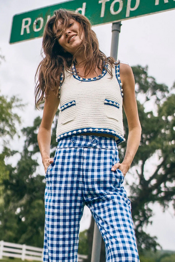 Hunter Bell Clover Sweater Tank front