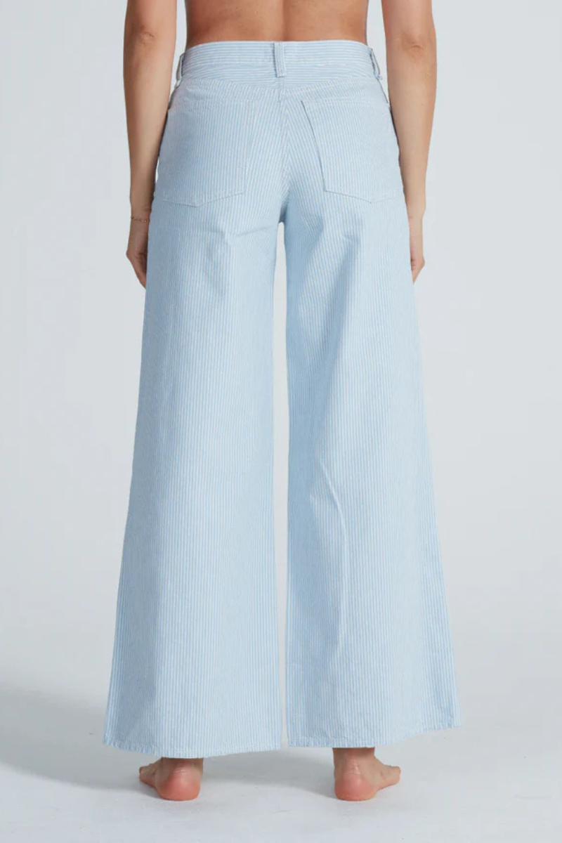 Askk Atomic Wide Leg Stripe Jean  back