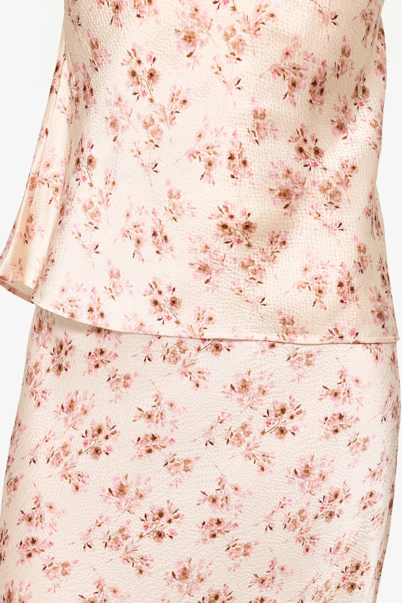 Cami NYC Prima Hammered Strapless Cami details