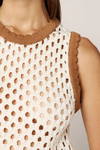Cleobella Brownwyn Sweater Top close up