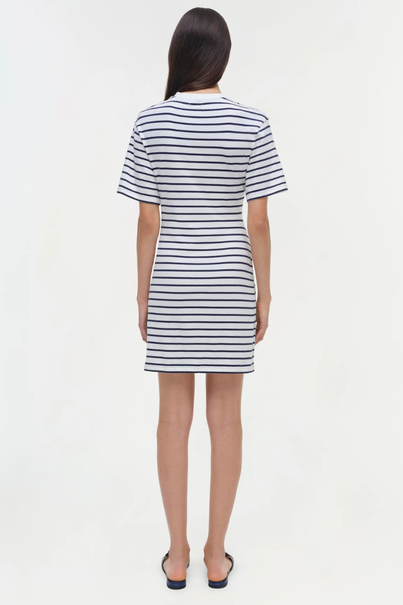 Simkhai Zeus Draped T-Shirt Dress back