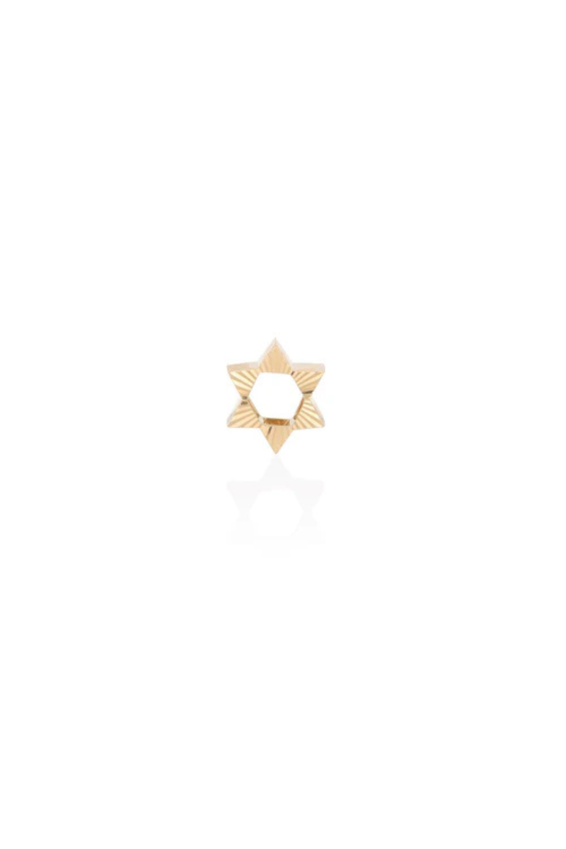 Adina Reyter Fluted Star of David Big Bead side
