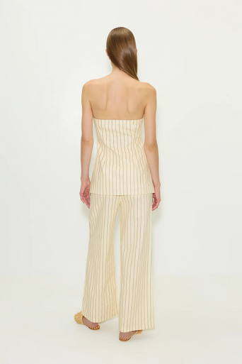 Simon Miller Bloo Linen Pant Pinstripe back