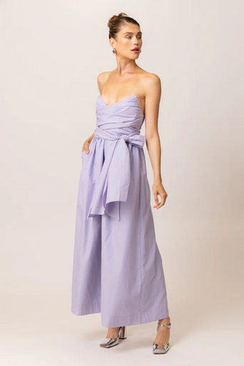 Line and Dot Maxin Jumpsuit front/side view