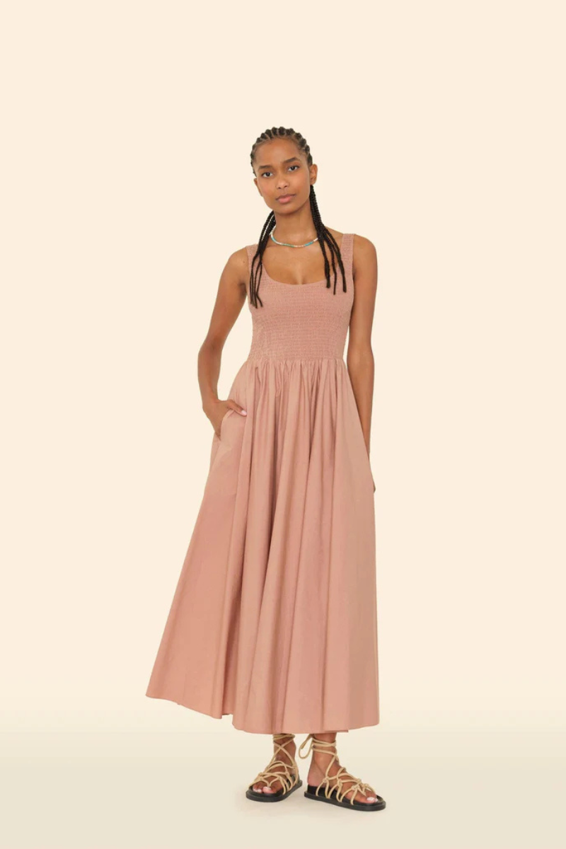 Xirena Cappuccino Florence Dress front view