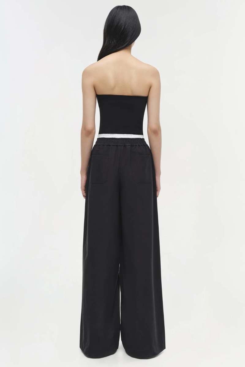 Simkhai Nicole Tube Top Black back