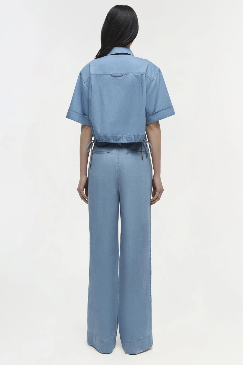 Simkhai Coralena Wide Leg Pant back