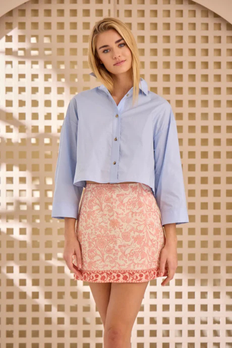 Hunter Bell Clark Button Down Shirt arms down