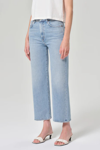 Agolde Harper Crop in Formula front