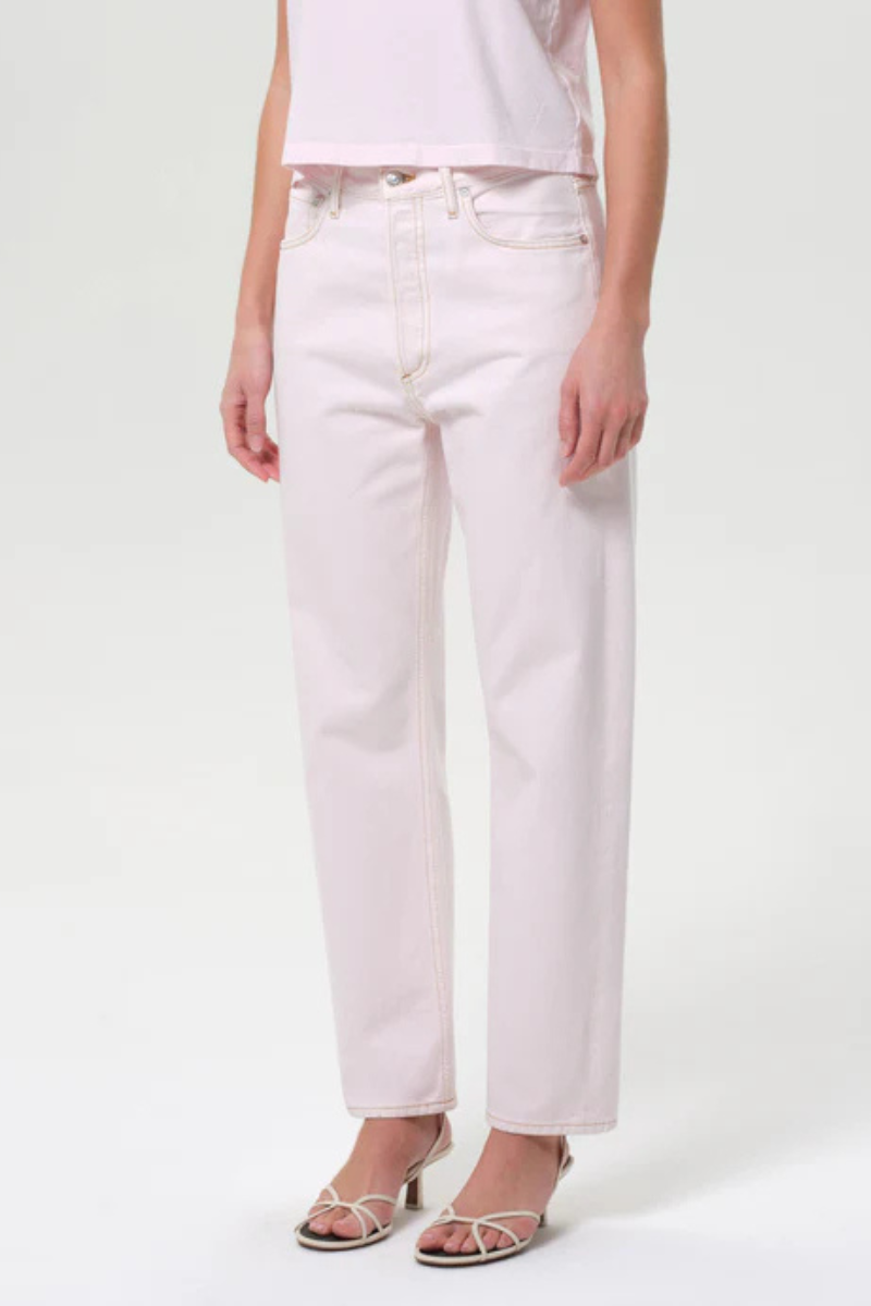 Agolde 90s Mid Rise Straight in Cosmos front