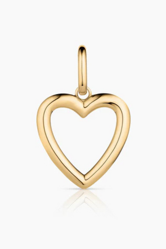 Thatch Open Heart Necklace pendant alone