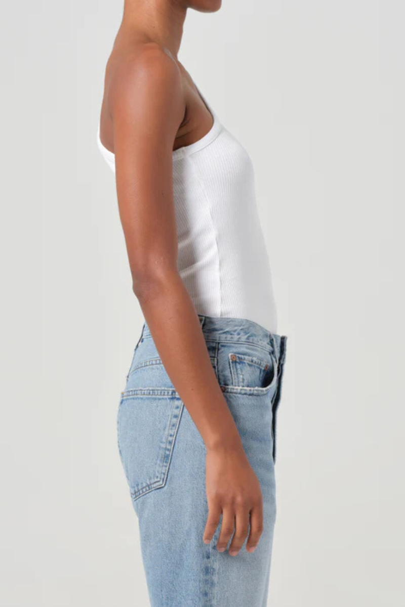Agolde Veronica One Shoulder Tank side