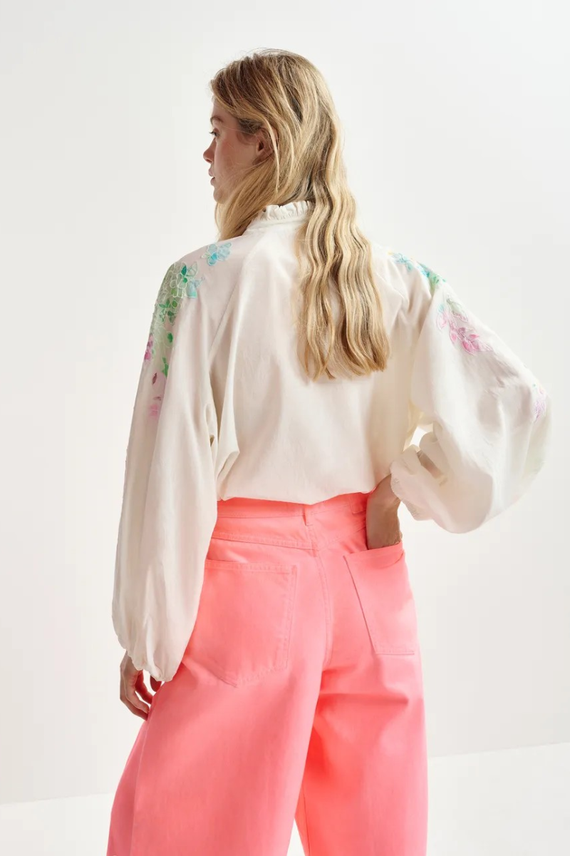 Essentiel Hitrus Appliqued Detail Top back