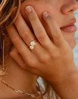 Thatch Dottie Ring on model