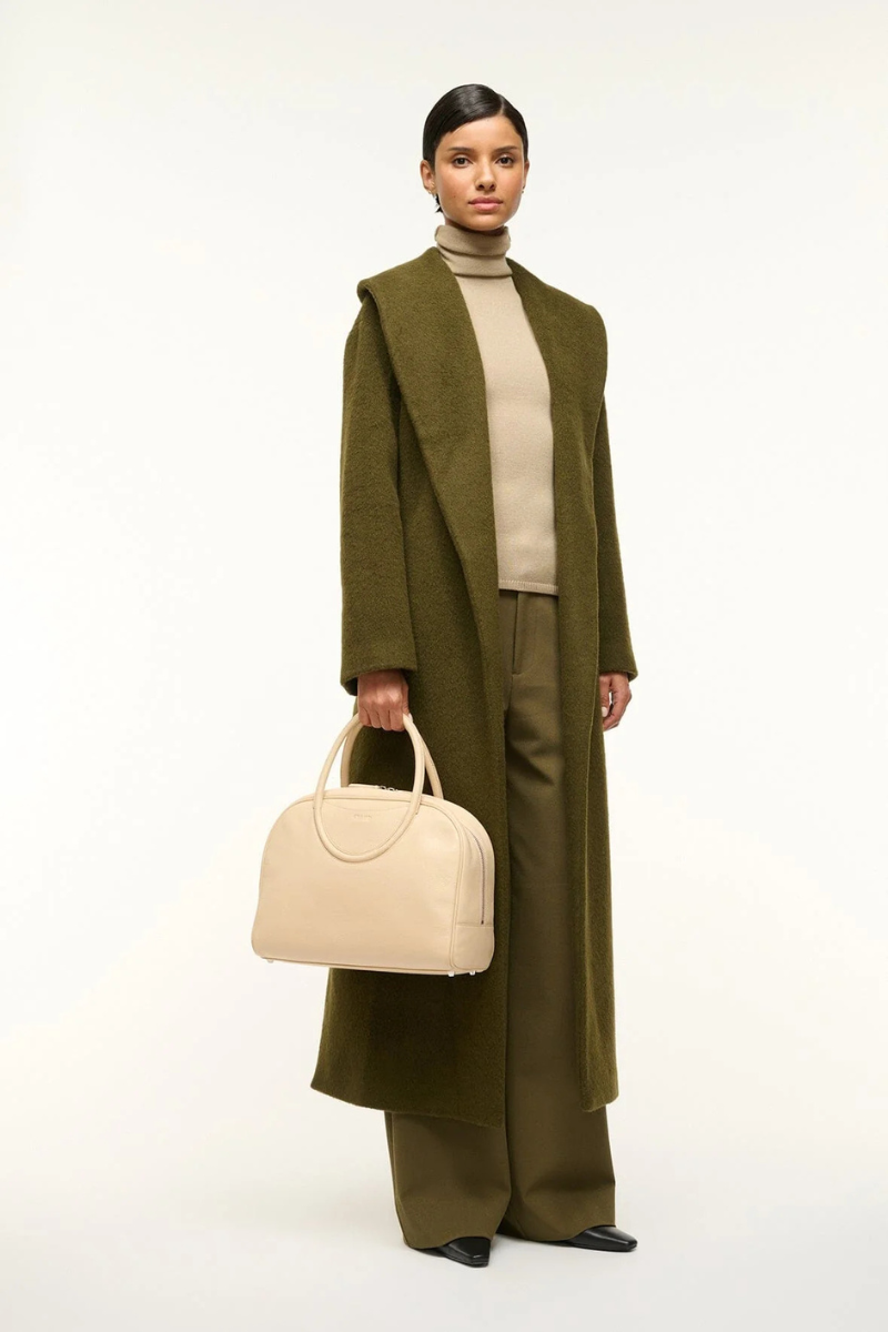 Staud Maude Bowler Bag full body in hand