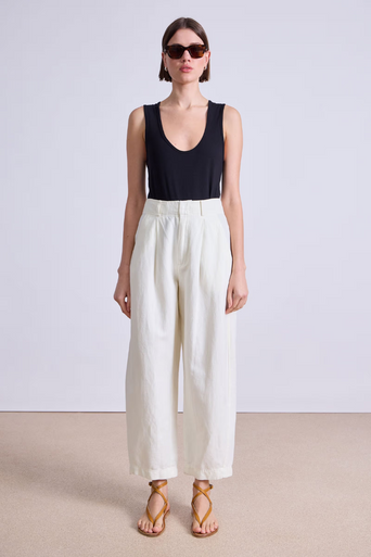 Apiece Apart Bari Crop Trouser front