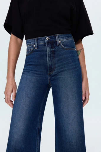 Pistola Lana Crop Jean Broadway close up front