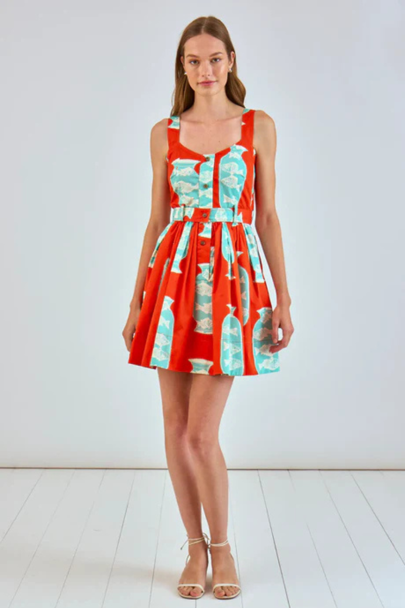 Hunter Bell Eileen Mini Dress full body front