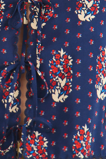 Hunter Bell Bardot Top pattern detail