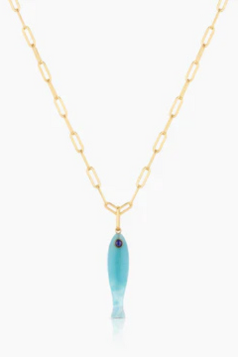 Thatch Fortuna Amazonite Charm on chain