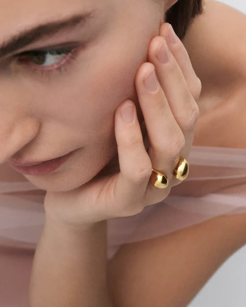 Woman wearing Gravity Ring