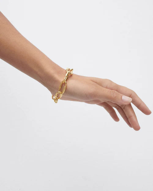 Loop Chain Bracelet on wrist