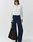 Frida Silk Georgette Top full body front