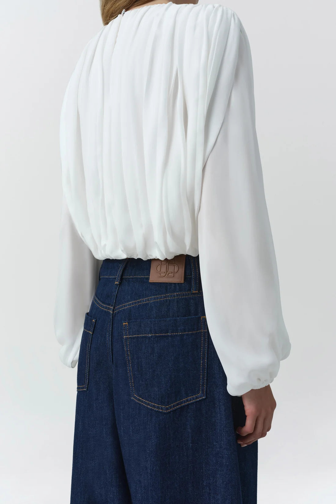 Frida Silk Georgette Top back