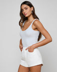 Nica Scoop Neck Bodysuit side