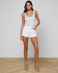 Nica Scoop Neck Bodysuit full body front