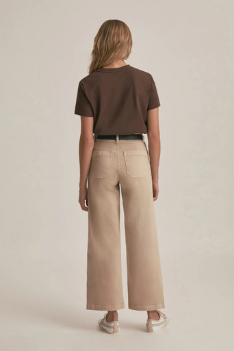 The Favorite T-Shirt in Chocolate full body back