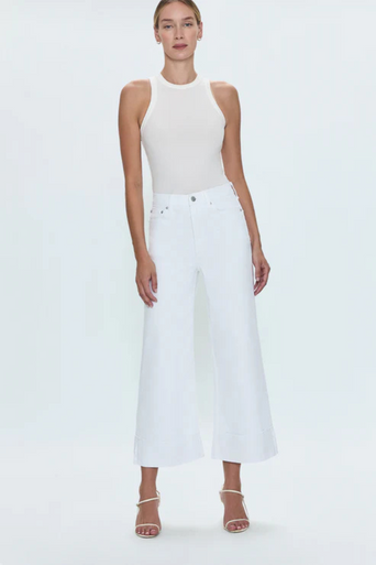 Pistola Lana Crop Vivid White full body