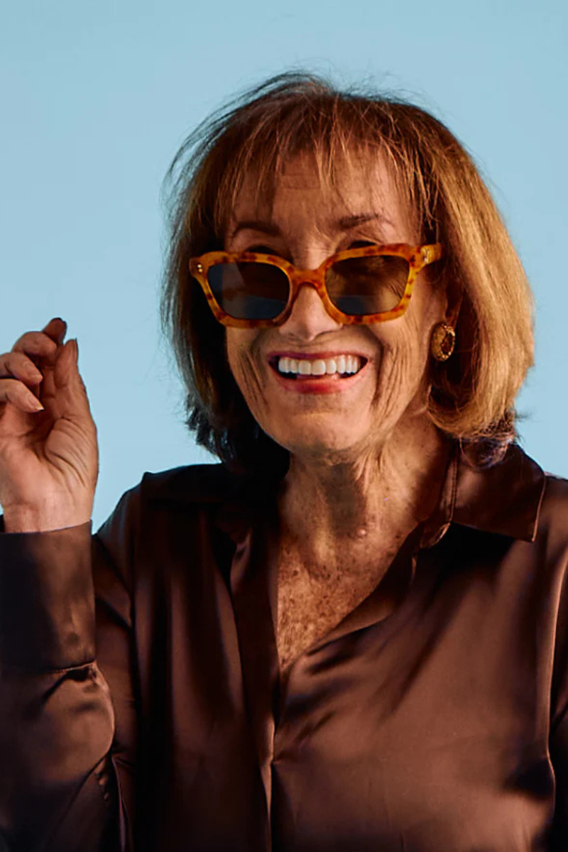 Sardine Demi Oh Honey Sunglasses front on model