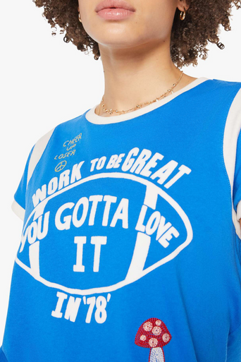 Mother the Boxy Goodie Inset Tee front