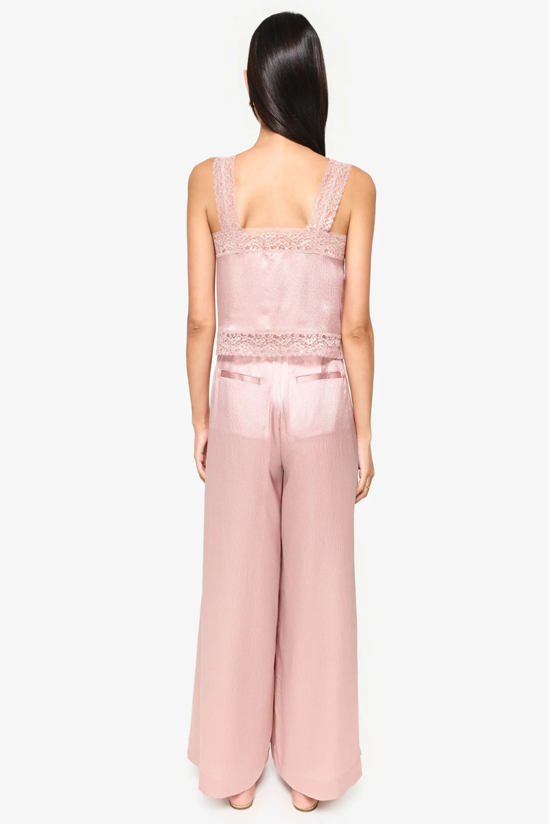 Cami NYC Fabian High Rise Pant in Begonia back