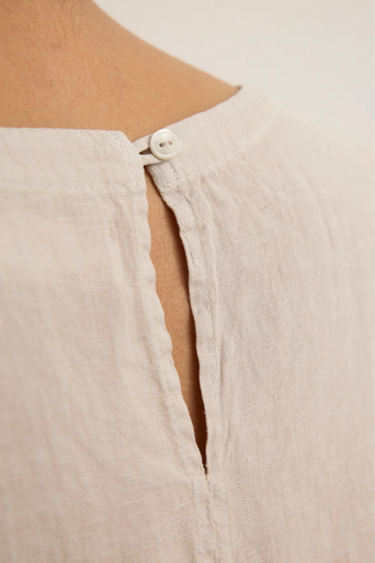 Velvet Tavia Linen Top close up back