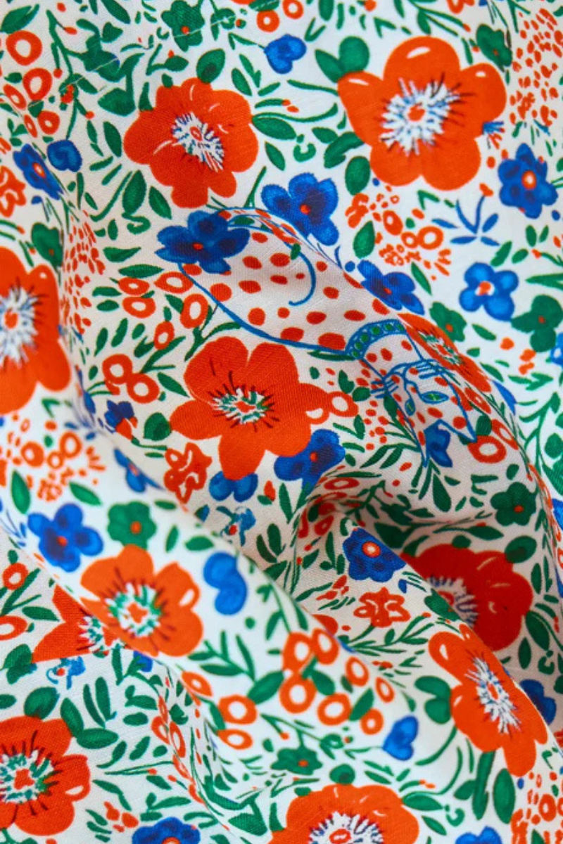 Hunter Bell Meg Print Cami Top pattern detail