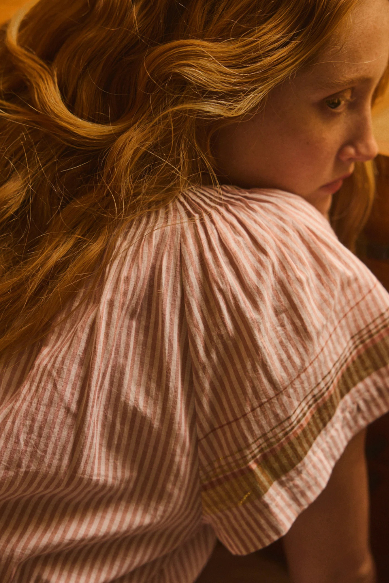 Ilio Nema Fate Ithaki Stripe Dress close up