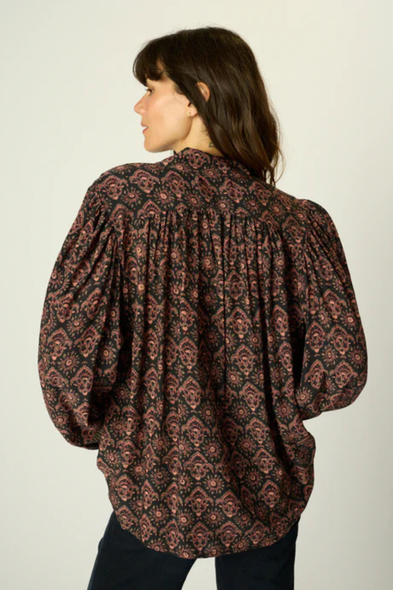 Natalie Martin Iris Long Sleeve Top back