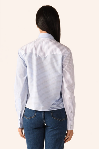 Cissa the Raw Edge Western Shirt back