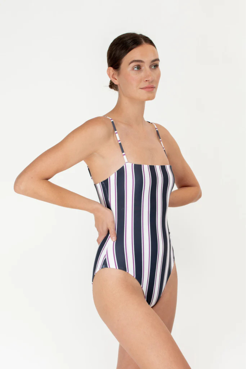 Mikoh Malta Stripe One Piece side/front