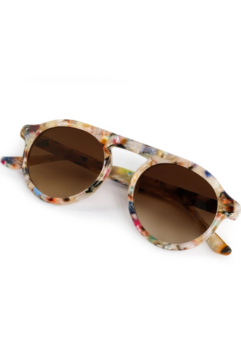Krewe Cameron Gelato Sunglasses folded