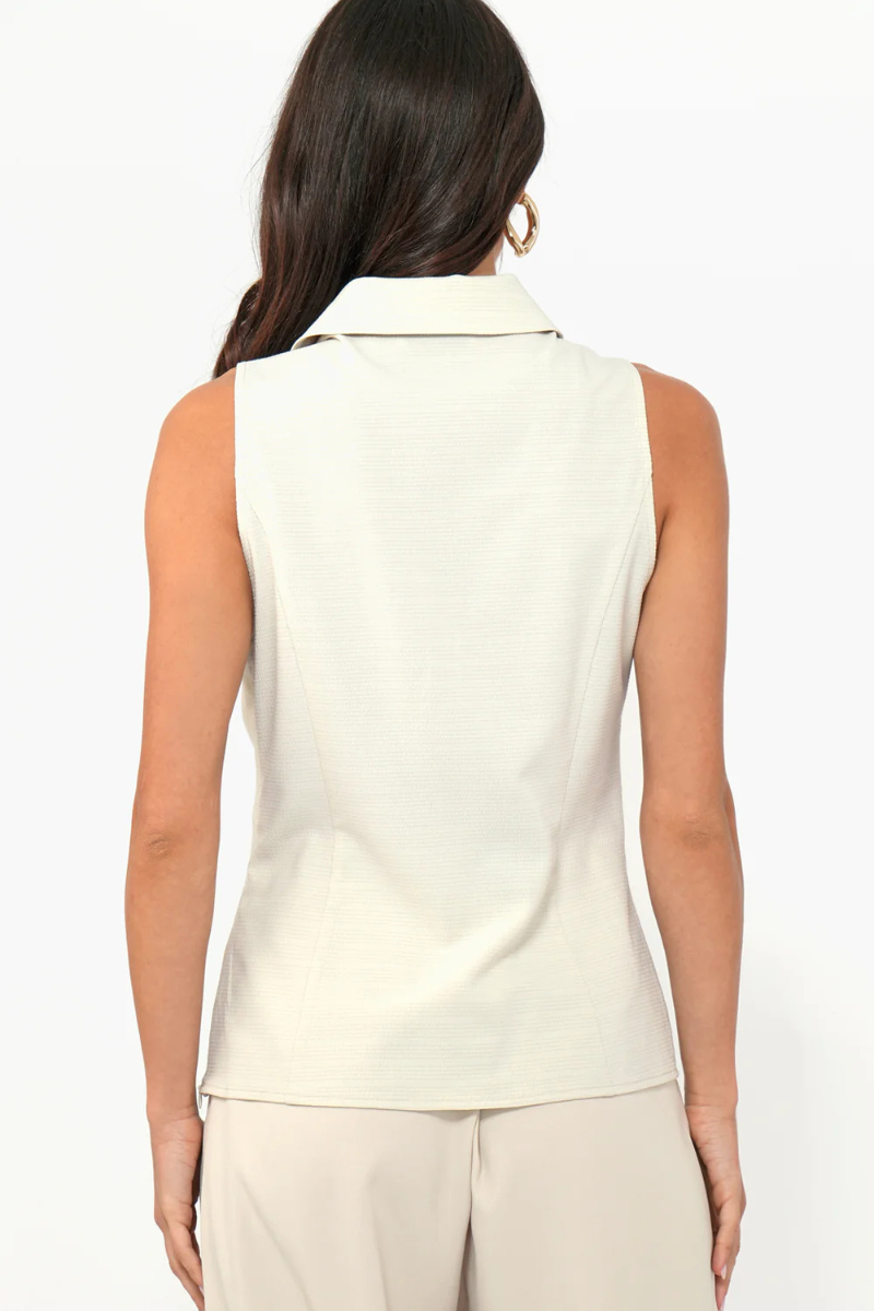 Greylin Rola Textured Sleeveless Top back