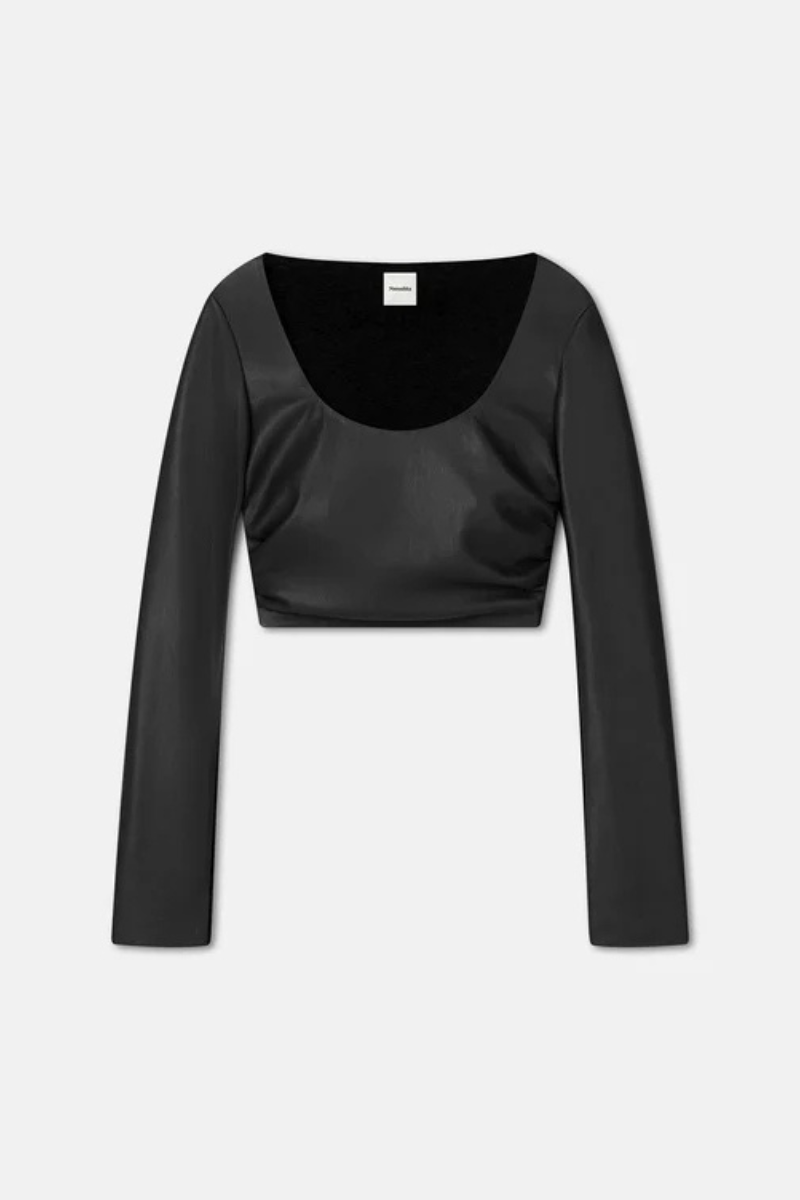 Nanushka Mylah Long Sleeve Top by itself