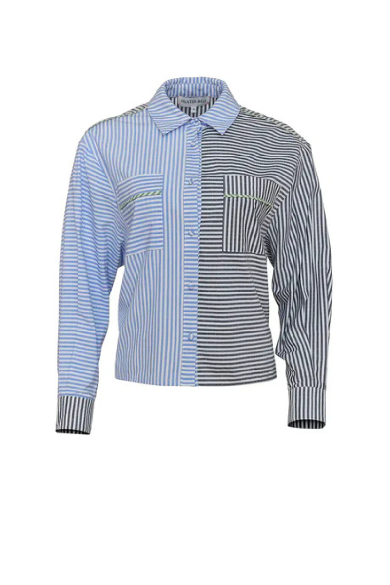 Hunter Bell Hudson Stripe Shirt by itself