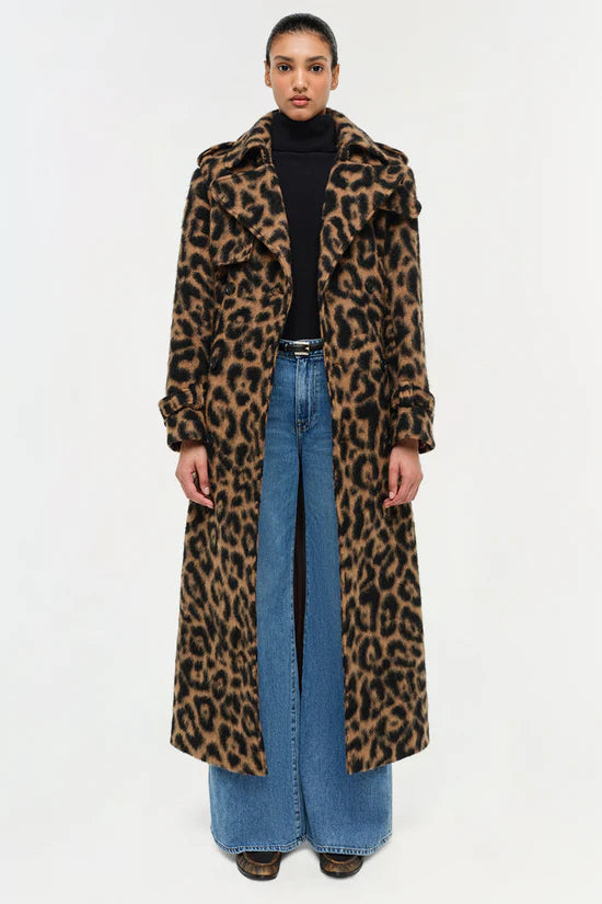 Rumi Belted Long Coat front